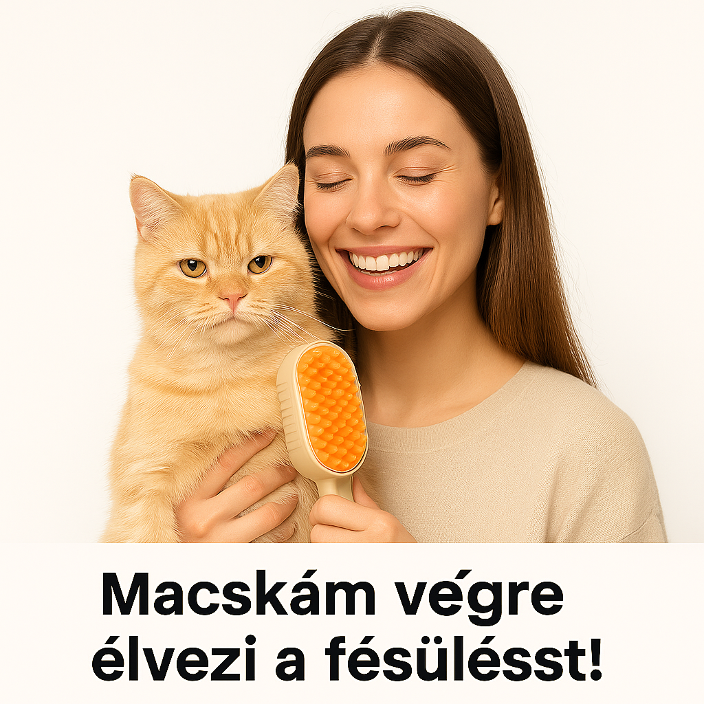 DREAMETIC™ 2 az 1-ben gőzölős ápoló és masszázskefe