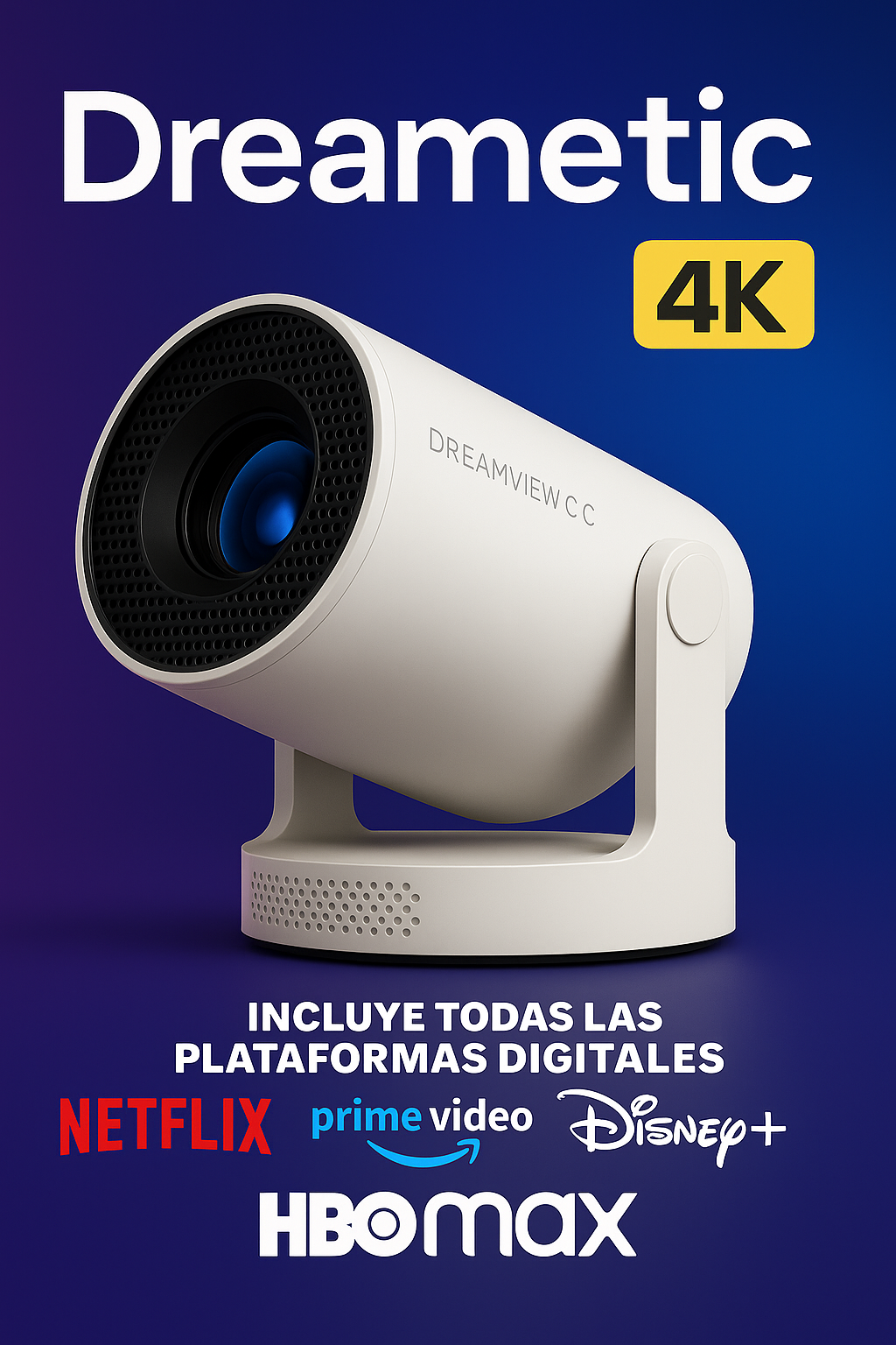 Dreametic™ 4K — Convierte tu habitación en un universo inmersivo.